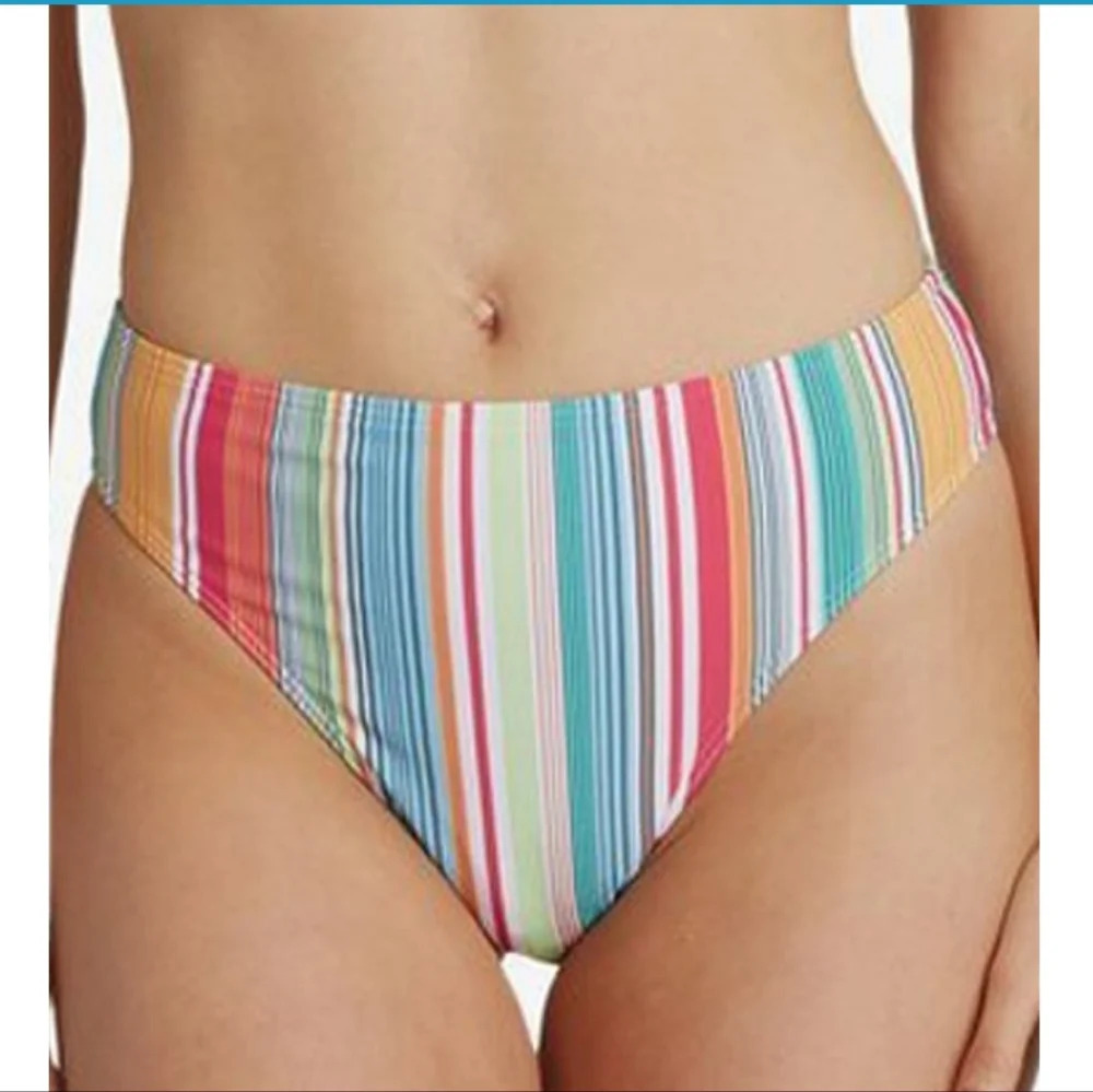Roxy hi cut bikini bottom size M bnwt